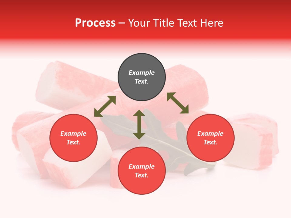 Crabmeat Finger Background PowerPoint Template
