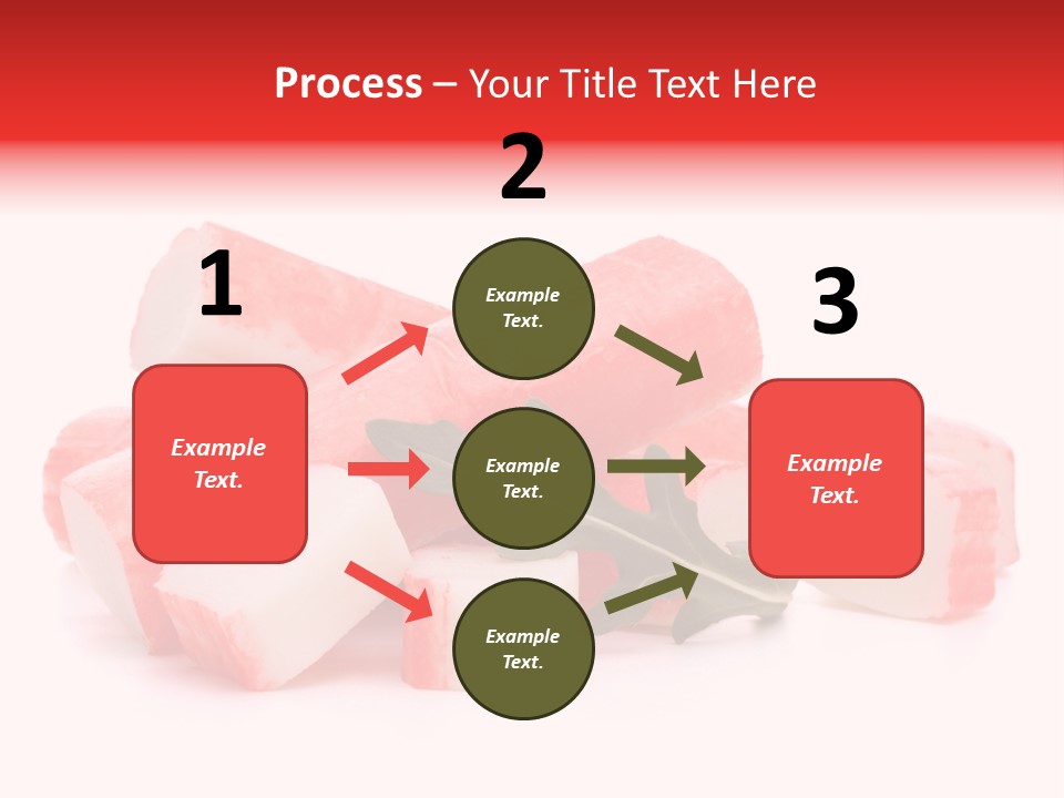 Crabmeat Finger Background PowerPoint Template