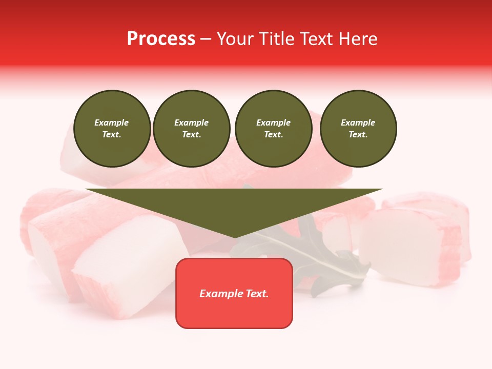 Crabmeat Finger Background PowerPoint Template