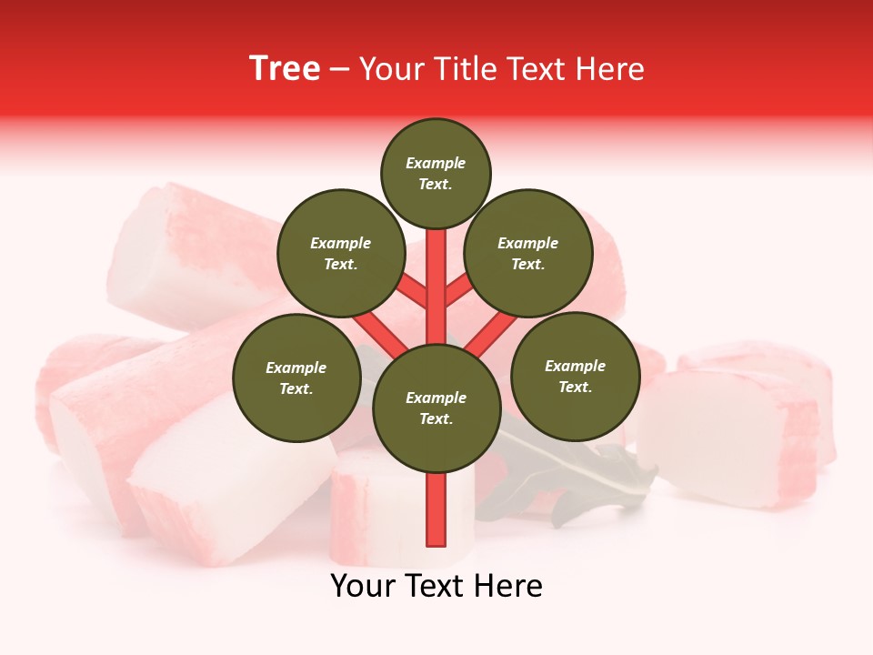 Crabmeat Finger Background PowerPoint Template