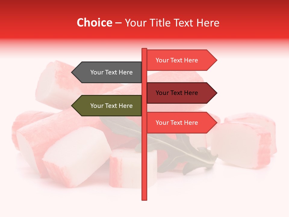 Crabmeat Finger Background PowerPoint Template