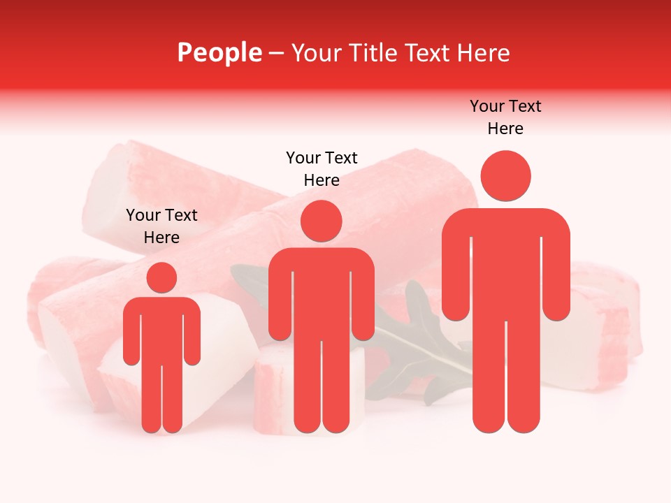 Crabmeat Finger Background PowerPoint Template