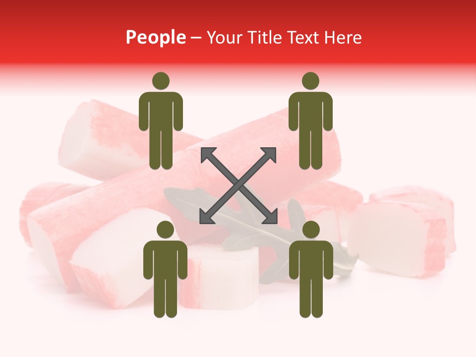 Crabmeat Finger Background PowerPoint Template