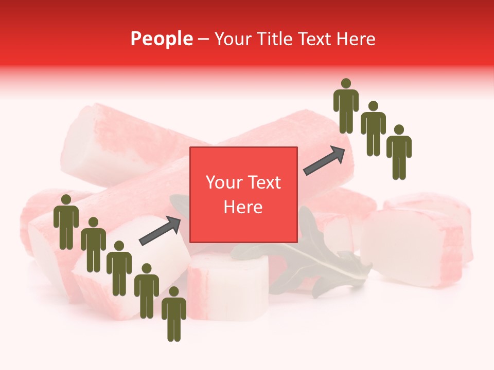 Crabmeat Finger Background PowerPoint Template