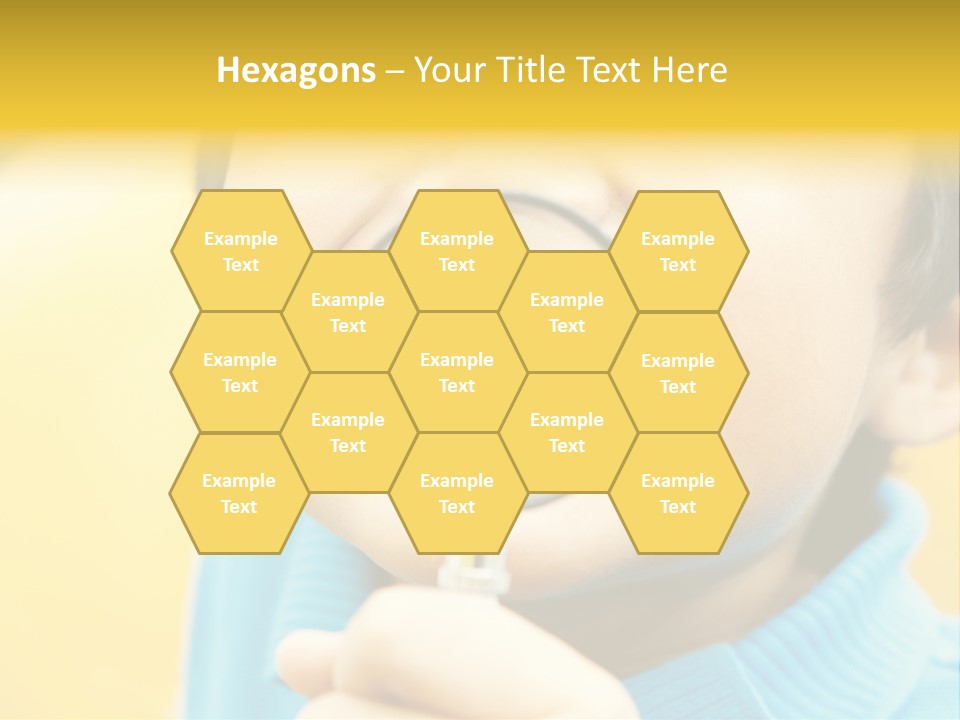 Childhood Closeup Teething PowerPoint Template