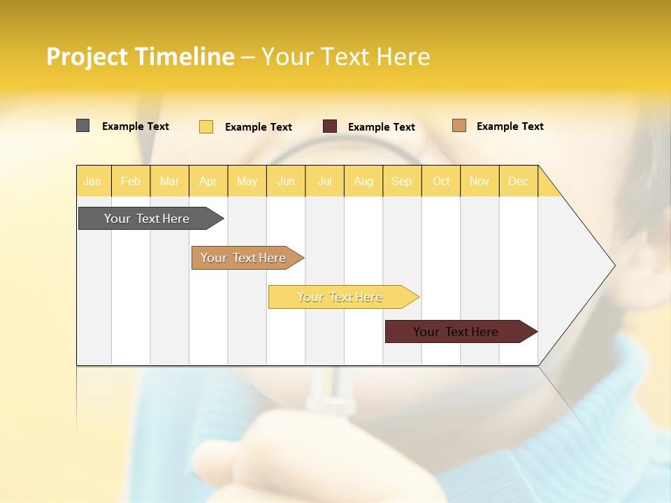 Childhood Closeup Teething PowerPoint Template
