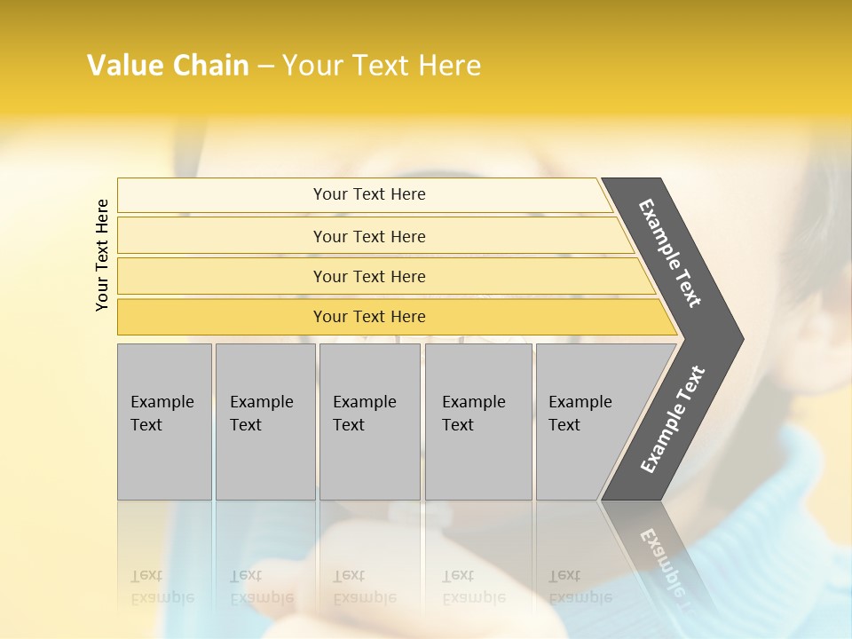 Childhood Closeup Teething PowerPoint Template
