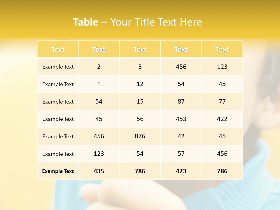 Childhood Closeup Teething PowerPoint Template