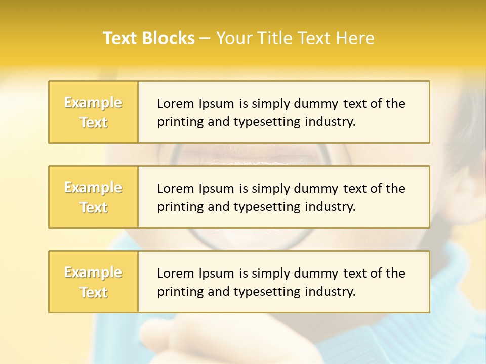 Childhood Closeup Teething PowerPoint Template