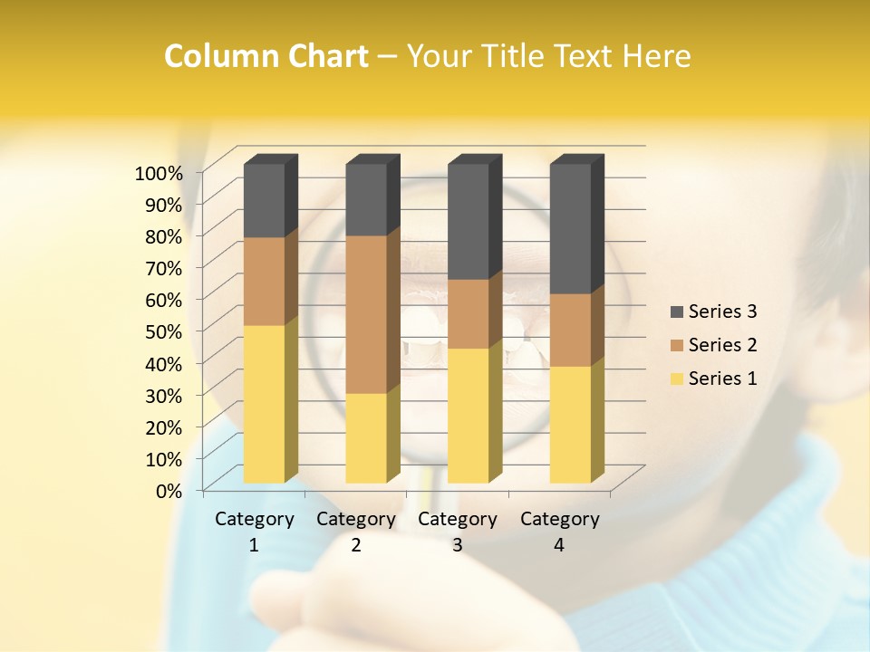 Childhood Closeup Teething PowerPoint Template