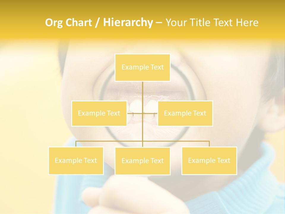 Childhood Closeup Teething PowerPoint Template