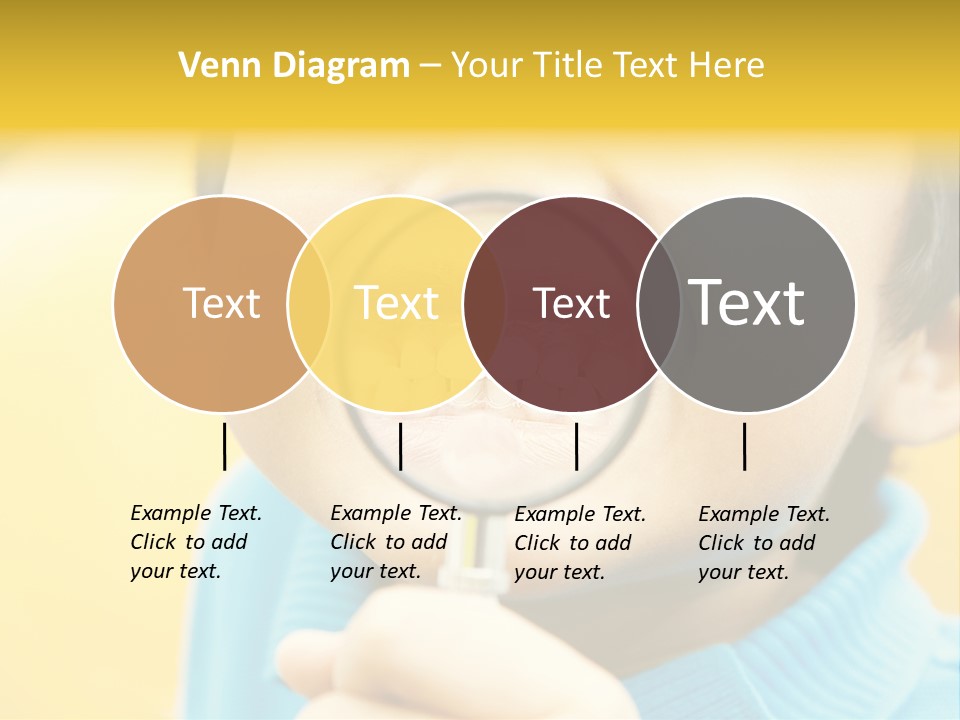 Childhood Closeup Teething PowerPoint Template
