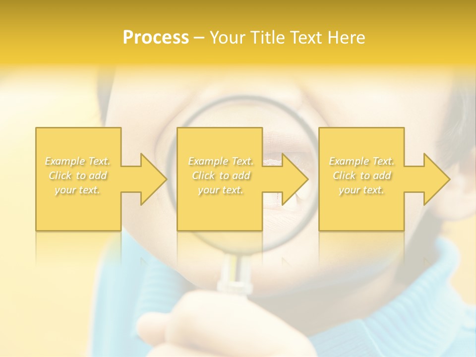 Childhood Closeup Teething PowerPoint Template