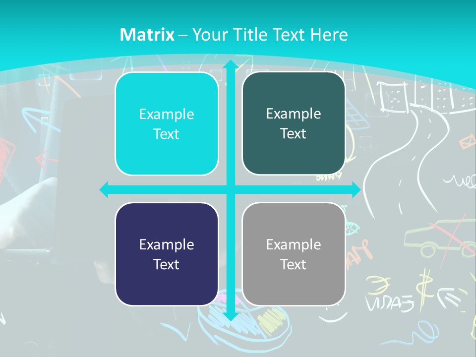 Data Drawing Green PowerPoint Template