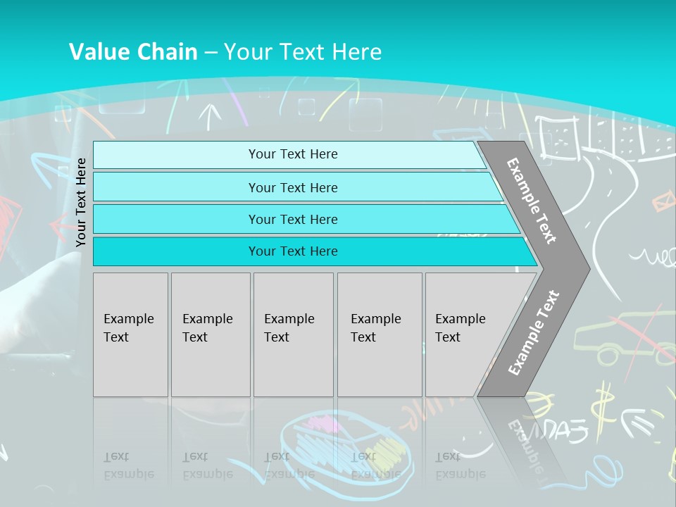 Data Drawing Green PowerPoint Template