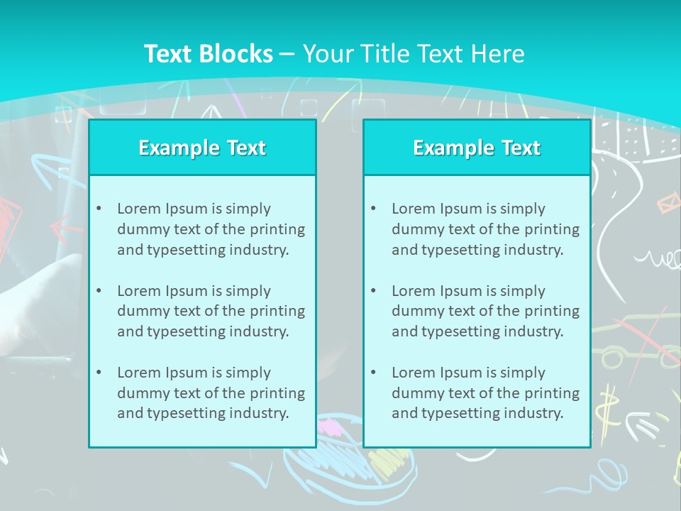 Data Drawing Green PowerPoint Template