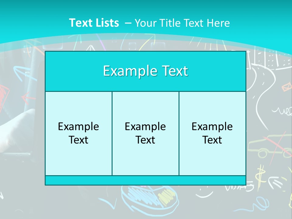 Data Drawing Green PowerPoint Template