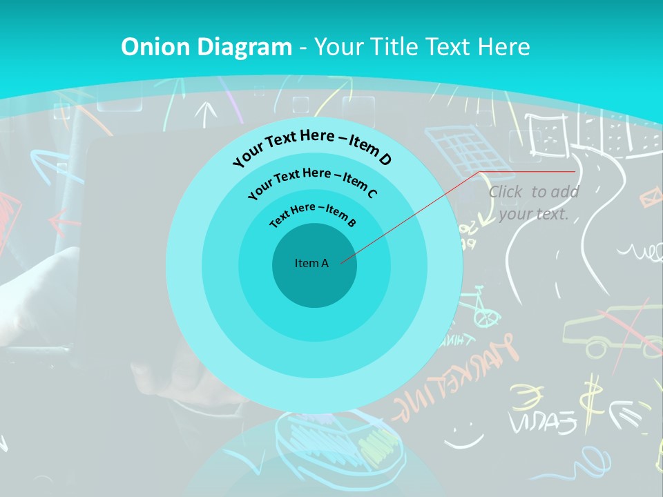 Data Drawing Green PowerPoint Template