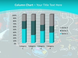 Data Drawing Green PowerPoint Template