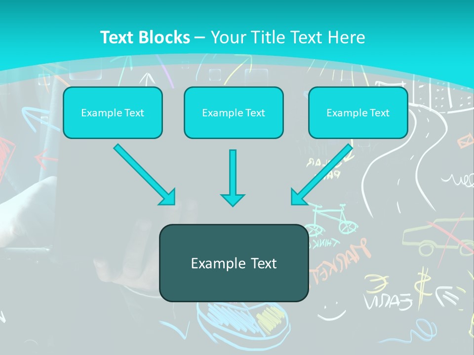Data Drawing Green PowerPoint Template