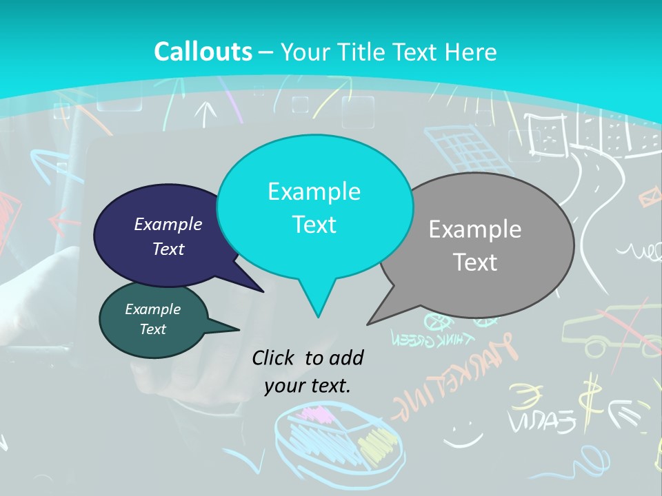 Data Drawing Green PowerPoint Template