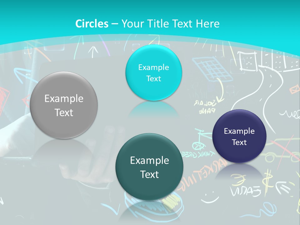 Data Drawing Green PowerPoint Template