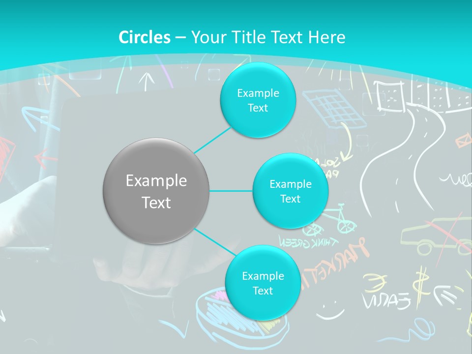 Data Drawing Green PowerPoint Template
