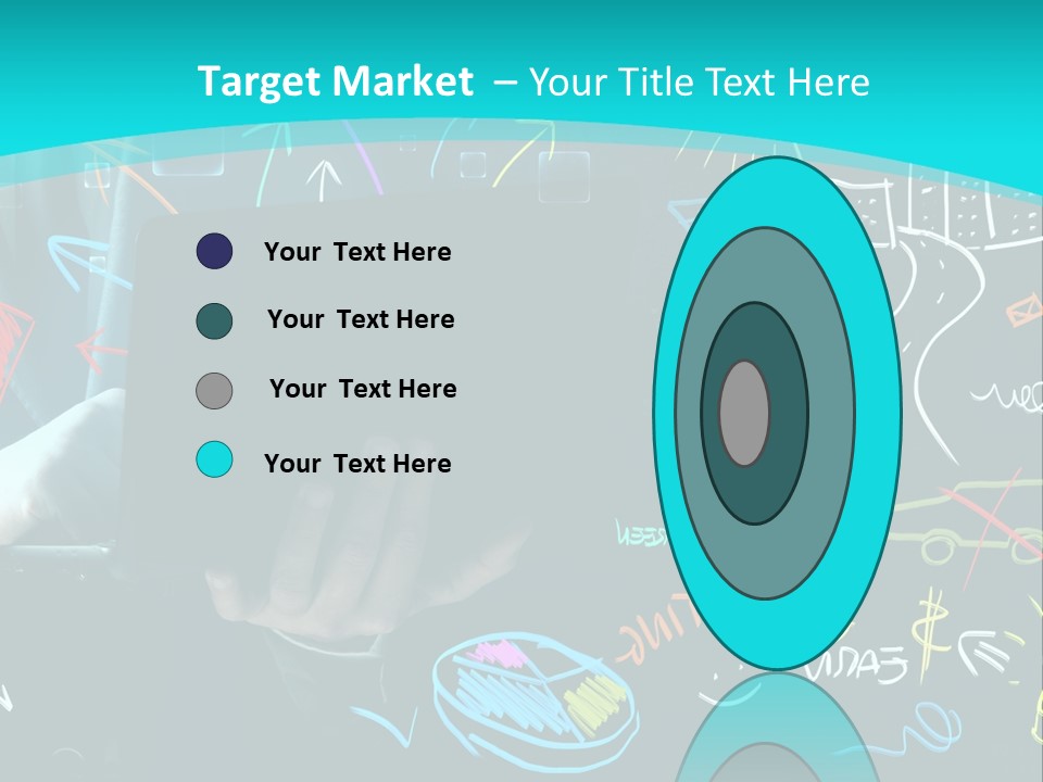 Data Drawing Green PowerPoint Template