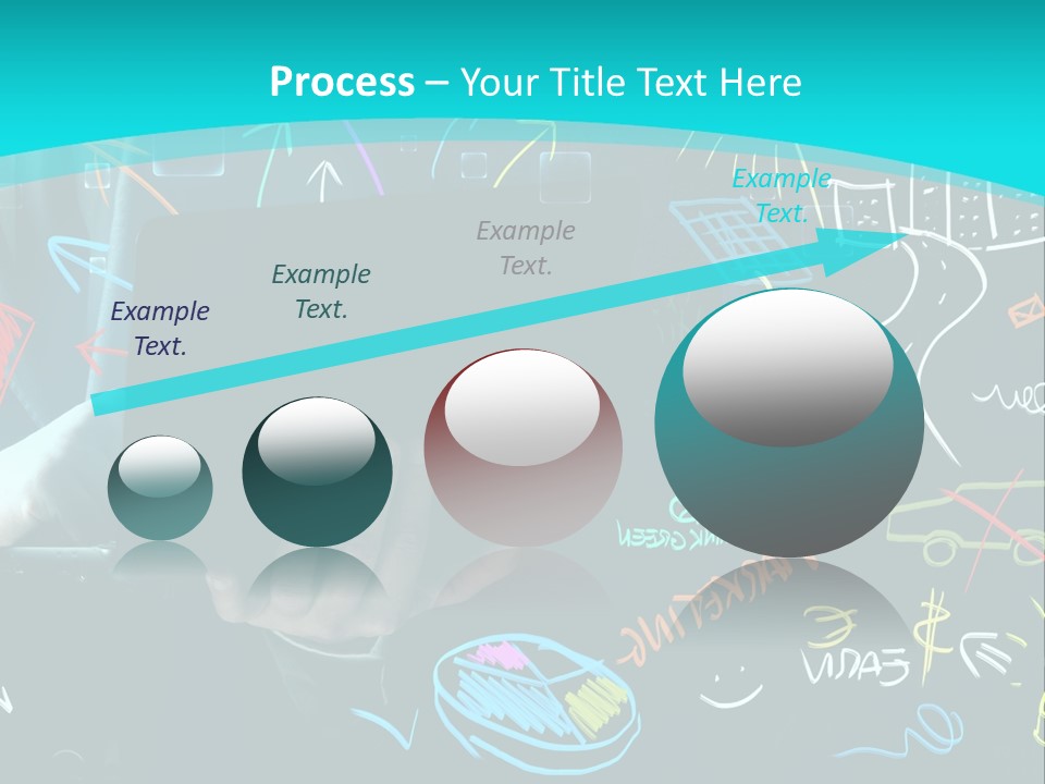 Data Drawing Green PowerPoint Template