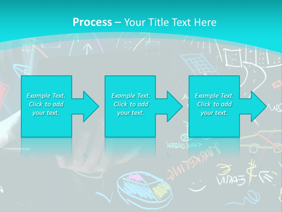 Data Drawing Green PowerPoint Template