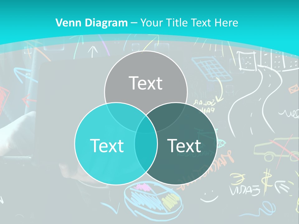 Data Drawing Green PowerPoint Template