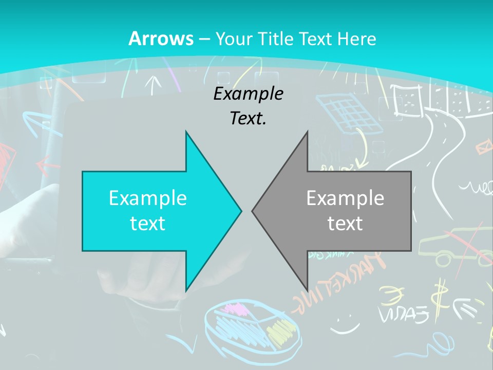 Data Drawing Green PowerPoint Template