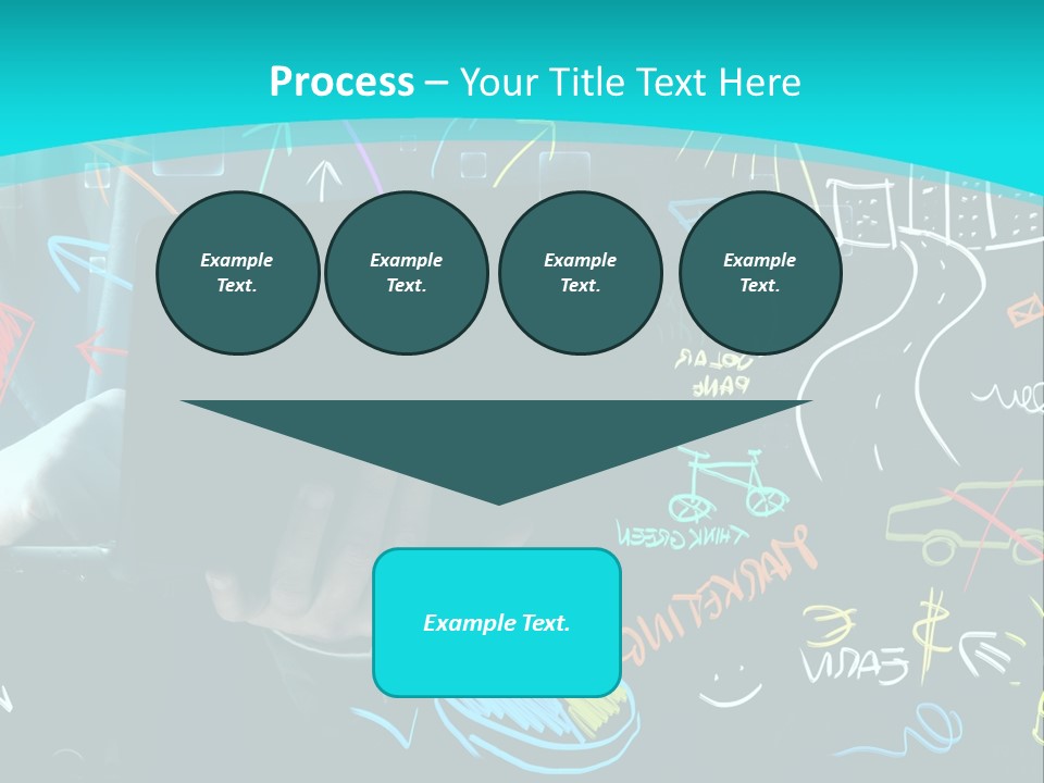 Data Drawing Green PowerPoint Template