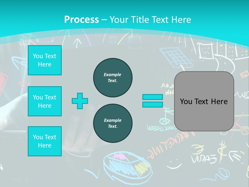 Data Drawing Green PowerPoint Template