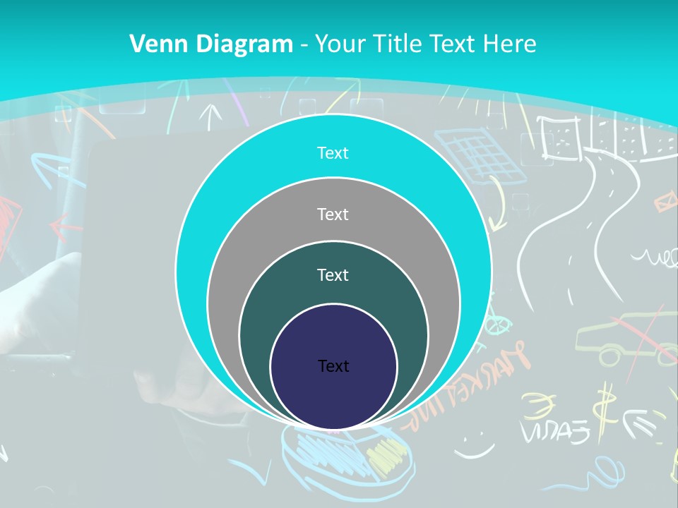 Data Drawing Green PowerPoint Template