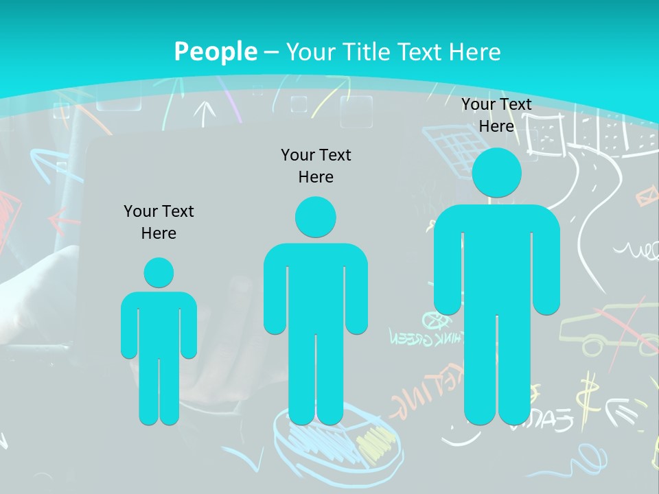 Data Drawing Green PowerPoint Template