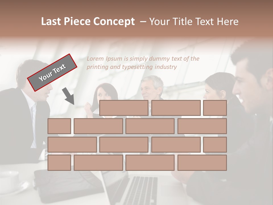 Environment Support Construction PowerPoint Template