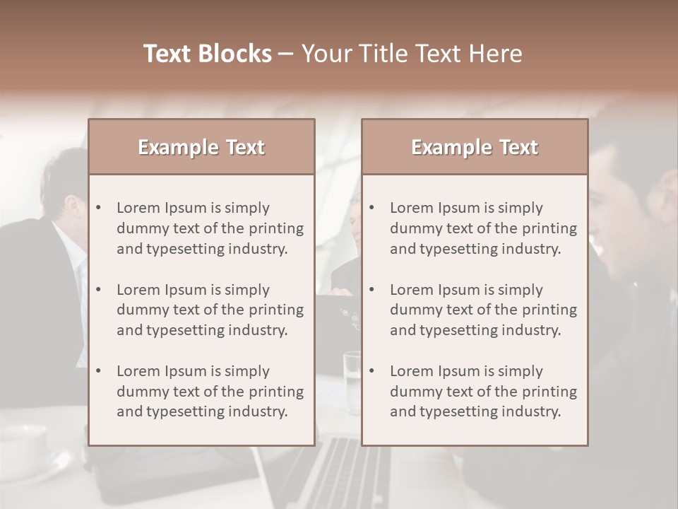 Environment Support Construction PowerPoint Template
