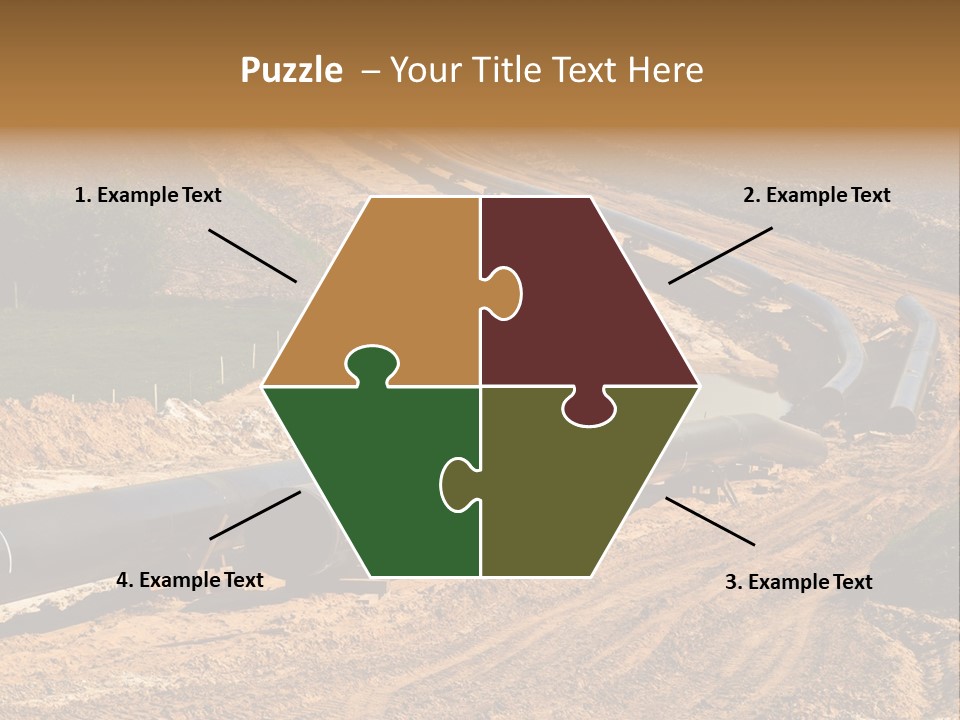Environment Support Construction PowerPoint Template