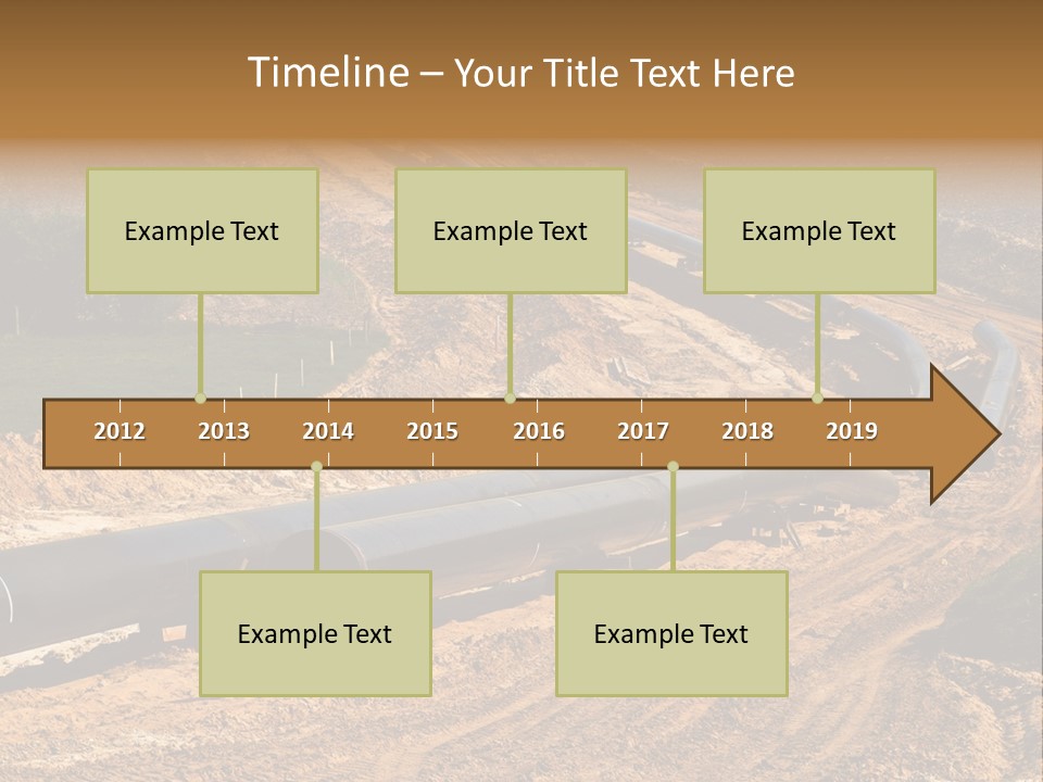 Environment Support Construction PowerPoint Template