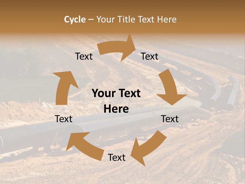 Environment Support Construction PowerPoint Template