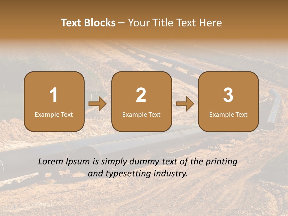 Environment Support Construction PowerPoint Template