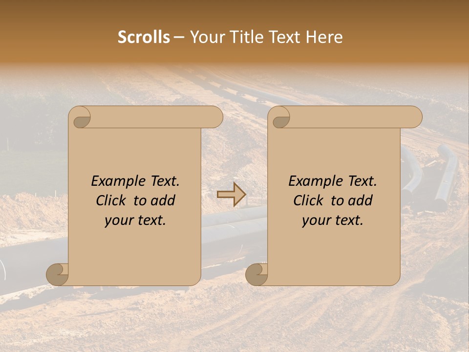 Environment Support Construction PowerPoint Template