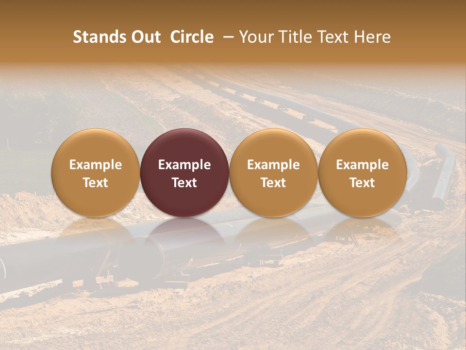 Environment Support Construction PowerPoint Template