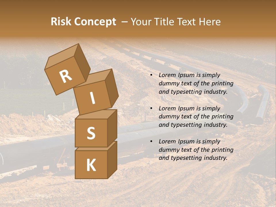 Environment Support Construction PowerPoint Template