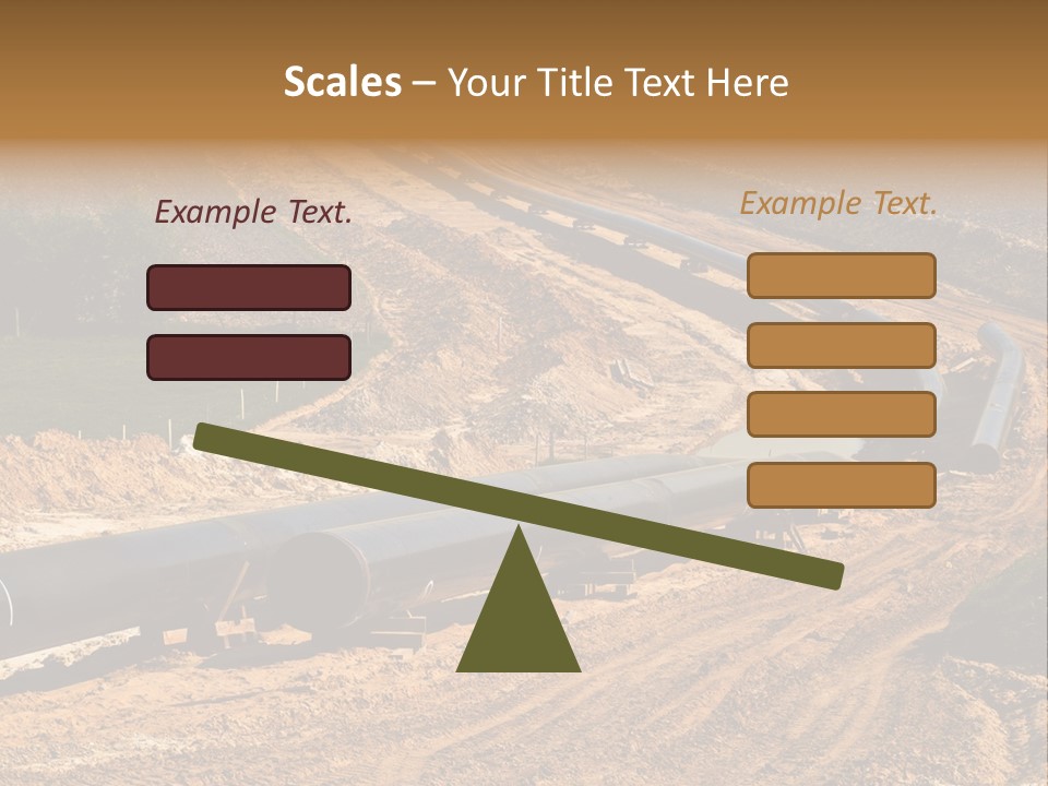 Environment Support Construction PowerPoint Template