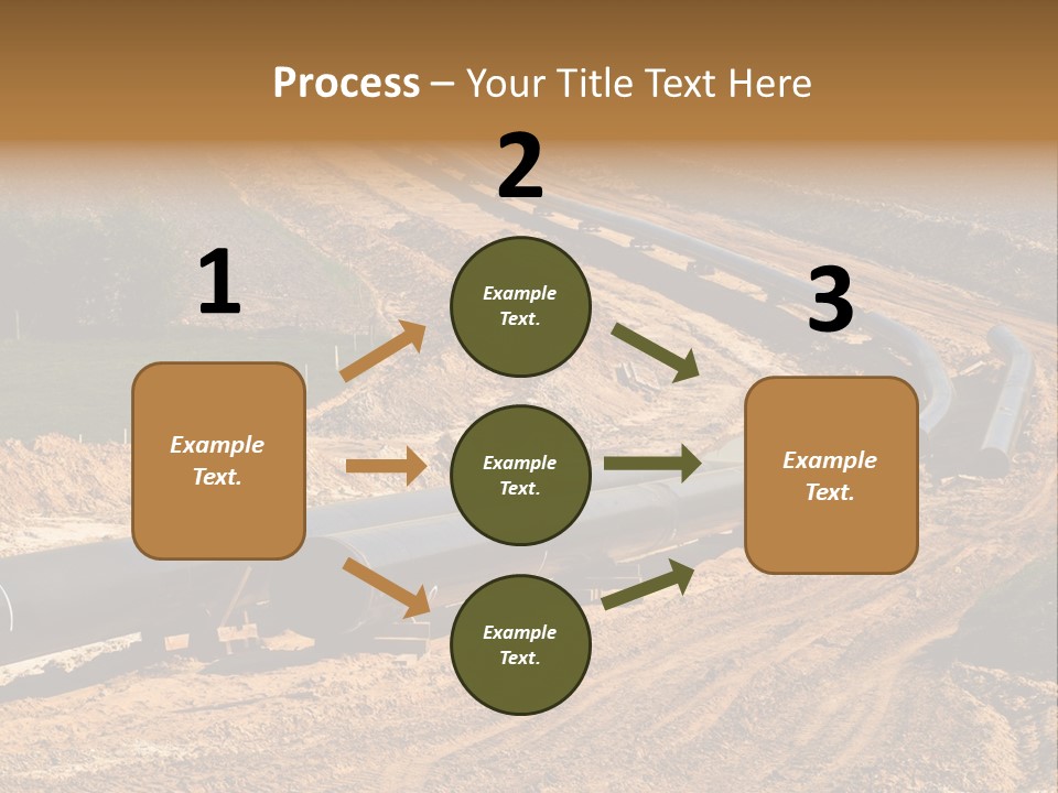 Environment Support Construction PowerPoint Template