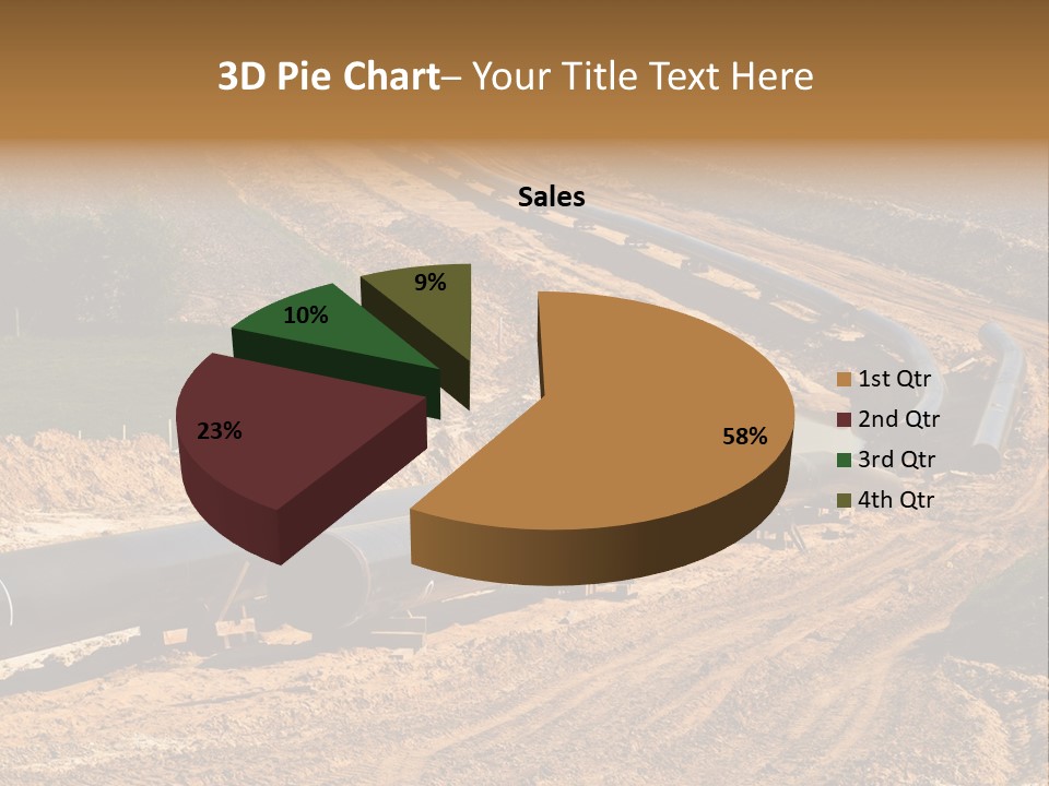 Environment Support Construction PowerPoint Template