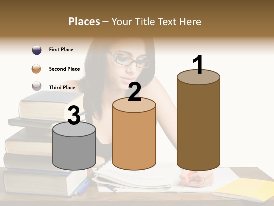Looking Down Lot Exam PowerPoint Template