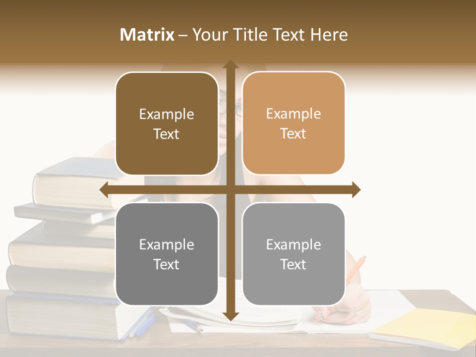 Looking Down Lot Exam PowerPoint Template